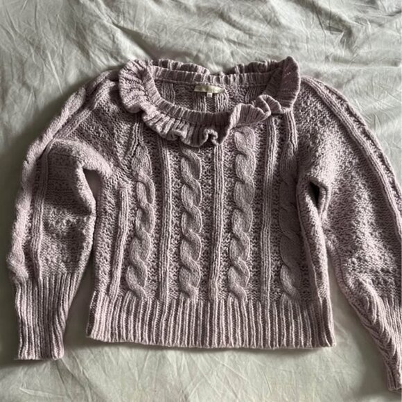 Loveshackfancy Christine Sweater in lilac size XS - Picture 4 of 6